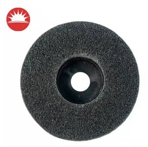Grit60-180 <strong>Non-Woven</strong> <strong>Polishing</strong> Disc 100*100*10mm Black Red Customized OEM Nylon Grinding <strong>Wheel</strong> for Rust Removal - Product Image 5