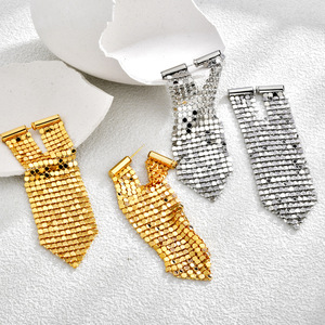 Pendientes de Moda con Borlas, Chapados en Oro, de Aleación, para Mujer, Joyería para Oficina y Carrera Profesional - Product Image 3
