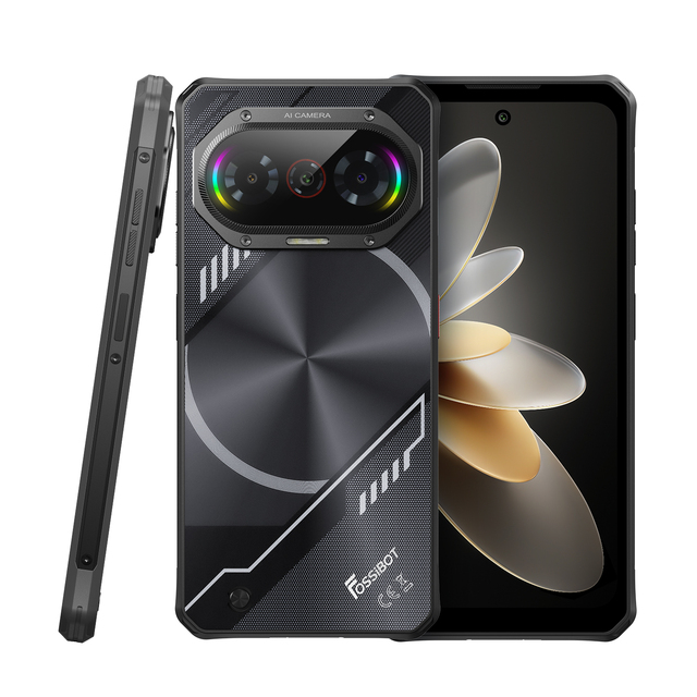 Fossibot F114 Rugged Smartphone 5000mAh Rear 50MP Camera NFC Mobile 4+128GB Android 15 Mobile Phone