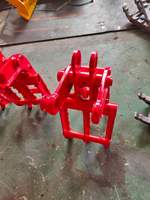 Pinza Mecánica para Miniexcavadora Directa de Fábrica, Accesorio de Agarre con 5 Dientes Dentados