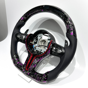 Volant en fibre de carbone pour BMW E90 E92 F35 F10 F80 F20 F30 F22 F31 F32 F33 F36 M3 M4 M5 Série M - Product Image 4