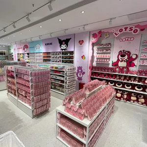 Bán buôn Miniso cửa hàng có thể điều chỉnh đồ nội thất kệ trưng bày mỹ phẩm bán lẻ đồ đạc cửa hàng quà tặng trang trí Miniso phong cách đảo - Product Image 3