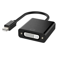 Convertisseur Mini DP vers DVI 24+5 plaqué nickel Full HD 1080P en gros pour MacBook Air, moniteur et projecteur