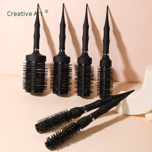 Fabrik Großhandel lockiges Haar Styling-Bürste Keramik runde thermische Haar bürste nicht elektrische profession elle Blowout-Bürste - Product Image 1