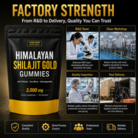 Bonbons gélifiés Shilajit Gold, complément énergétique pour adultes, amélioration musculaire