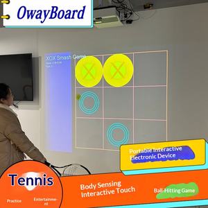 Entraînement de tennis interactif intelligent avec projection haute résolution sur sol et mur, 3D à l'œil <span class=keywords><strong>nu</strong></span>, pour divertissement commercial intérieur et extérieur - Product Image 3