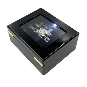 Лидер продаж, новый дизайн, пианино с черной лаковой отделкой, роскошное деревянное кольцо для чемпионата, Подарочная коробка со светодиодной подсветкой - Product Image 5