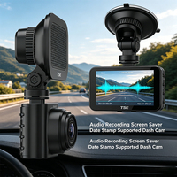 Cámara para Coche VIEVGUARB T5E con Grabación en Bucle, Sensor G, Control por Aplicación, 2K FHD, WiFi, GPS, Pantalla IPS, Cámara Dual, 256G