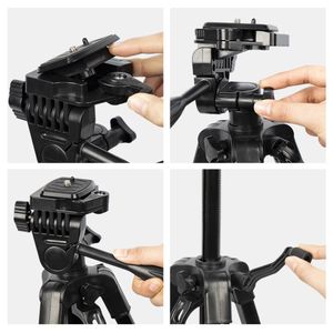 Stable 1.3m Portable Phone Live Selfie Trépied <span class=keywords><strong>DV</strong></span> SLR Camera Stand - Product Image 6