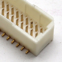 Échantillon gratuit espacement 1.00mm hauteur 4.35mm positions 02P-25P plaquette double rangée droite SMT(SHD) -A connecteur pour carte PCB