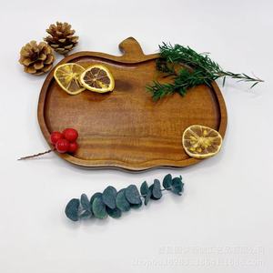 High-end wooden <b>tray</b>, <b>tea</b> <b>tray</b>, stove, solid wood household cake and dessert <b>tray</b>, tableware and dessert plate - Product Image 3