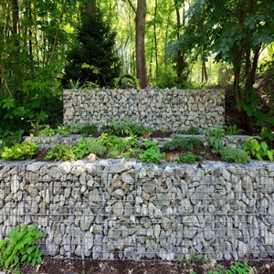 Caisse de <span class=keywords><strong>gabion</strong></span> soudée, gamme complète, galvanisée à chaud, revêtement PVC, pour murs de soutènement et aménagement paysager, direct usine - Product Image 3