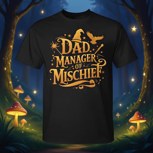 T-shirt « Papa, chef des farces » pour la fête des pères, thème magique - Product Image 3