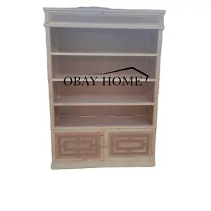 New design solid Wood natural Wine Cabinet bar back