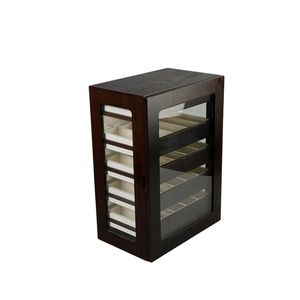 DS Customized Luxury Jewelry <b>Gift</b> Set-Rectangle Wooden Drawer <b>Box</b> <b>for</b> <b>Rings</b> Necklaces Logo OEM/ODM Storage Manager Model - Product Image 5