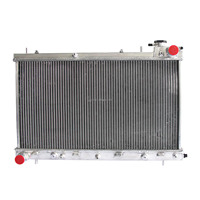 Radiateur de refroidissement tout aluminium pour Subaru Forester 2.5L H4 2458cc -ci turbocompressé 2.5 I 16V TURBO AVEC COLLOT DE REMPLISSAGE 2002-2008