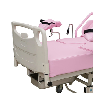Mesa de entrega <span class=keywords><strong>con</strong></span> estribos, cama de <span class=keywords><strong>maternidad</strong></span> de altura ajustable, para sala de parto, 1 unidad - Product Image 2