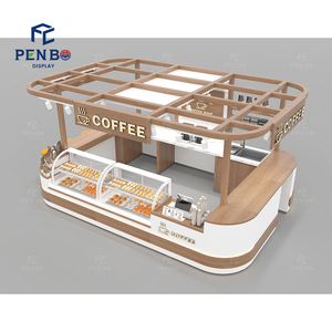 Chiosco Caffè in Legno Arabica Chiosco Panetteria e Bar per Centro Commerciale Ristorante Chiosco Alimentare Prefabbricato Design di Arredamento - Product Image 3