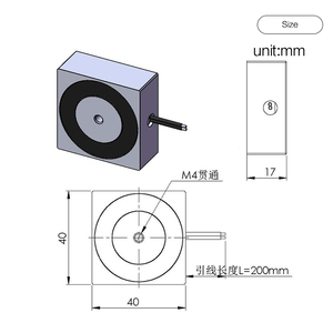 <span class=keywords><strong>Crane</strong></span> mango <span class=keywords><strong>Vertical</strong></span> electroimán 12 V Electro permanente imán de elevación - Product Image 2
