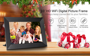 10.1 Inch Wifi Digital Picture <b>Frame</b> <b>Large</b> Stock Metal Frameo App Gift Video <b>Frame</b> AVI Format Share <b>Photos</b> - Product Image 6