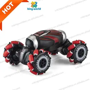 Carro de detecção de controle remoto, carrinho de brincar com luzes, carrinho de controle de rádio, brinquedo de brincar para meninos, brinquedo de dobras e deriva