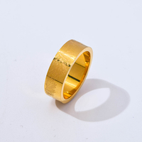 Etelleza Bagues minimalistes tendance pour femmes en acier inoxydable plaqué or 18 carats Bijoux de mode basiques