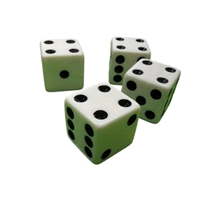 Dés en plastique très demandés pour les jeux de poker, divertissement familial, accessoires de jeu éducatifs, ensemble de dés en gros - Product Image 1