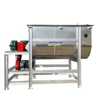Agitateur Mélangeur Horizontal Multifonction pour la Transformation de Poudres Alimentaires en Acier Inoxydable 201/SUS304 220V/380V, Niveau de Sécurité Élevé