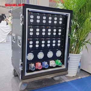 Distributore di Corrente Trifase 200A con Prese Edison Twist Lock, 18/24/36 Uscite per Palco, DJ, Illuminazione, Concerti, Distributore di Corrente Americano - Product Image 1