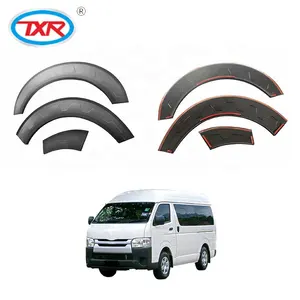 Exterior Accessories High Quality Wheel Fender Flares 4 Arches Flare Extension Wide For HIACE Car Fender Flare