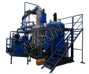 Kleine Motorolie Recycling Machine Zwart Smeerolie Filter Machine Met Goede Raffinage Systeem