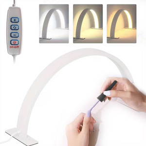 Lámpara UV LED <span class=keywords><strong>de</strong></span> Doble Uso para <span class=keywords><strong>Uñas</strong></span> y Pestañas, Curado Rápido <span class=keywords><strong>de</strong></span> 365nm con Diseño en Forma <span class=keywords><strong>de</strong></span> U <span class=keywords><strong>de</strong></span> <span class=keywords><strong>Media</strong></span> <span class=keywords><strong>Luna</strong></span> para Esmalte en Gel y Extensión <span class=keywords><strong>de</strong></span> Pestañas <span class=keywords><strong>de</strong></span> Secado Rápido - Product Image 4