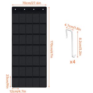 Organisateur de porte multifonctionnel à 35 poches pour gobelets Stanley dans la cuisine, rangement sécurisé en maille élastique, porte-gobelets - Product Image 1