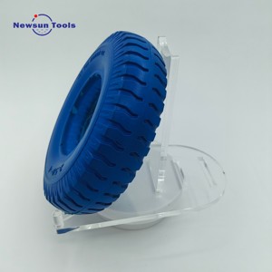 NS pabrik grosir OEM/ODM 8 inci 2.50-4 PU busa ban poliuretan tahan tusukan roda bebas ban roda troli tangan - Product Image 5