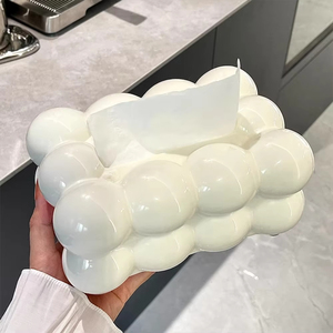 Caja de pañuelos con diseño de nube para sala de estar, mesa de café, dispensador de toallas, soporte de almacenamiento de papel de escritorio, Decoración de cocina, organizador de pañuelos para coche - Product Image 4