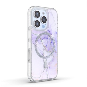 Coques de téléphone de luxe en résine antichoc de 5 mètres, vente en gros de coques de téléphone, coque de téléphone magnétique personnalisée pour iPhone 17 16 Pro Max - Product Image 1