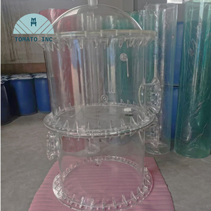 แผ่นอะคริลิกเกรดวิศวกรรมสำหรับสระว่ายน้ำ TOMATO ผลิตจากวัสดุ Lucite PMMA ป้องกันรังสียูวี ไม่เหลือง ทนทานต่อแรงดันสูง 30 ปี ยืดหยุ่นได้ - Product Image 1