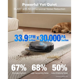 หุ่นยนต์ดูดฝุ่นอัจฉริยะ Ecovacs T90 Pro แรงดูด 30000Pa ระบบทำความสะอาดล้ำลึก TruEdge หลบหลีกสิ่งกีดขวางด้วย AI ราคาโรงงาน - Product Image 5