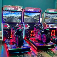 Machine de jeu d'arcade de simulation de course à écran LCD haute définition de 50 pouces à pièces avec construction en fer et en plastique Garantie de 1 an