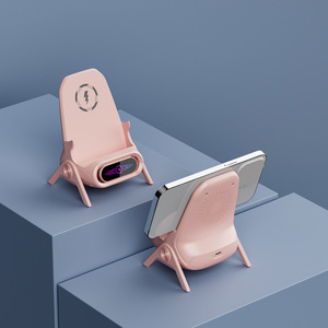 Soporte <span class=keywords><strong>de</strong></span> <span class=keywords><strong>Carga</strong></span> Inalámbrico <span class=keywords><strong>de</strong></span> 15 W, <span class=keywords><strong>Base</strong></span> Creativa para Teléfono Móvil, Cargador Inalámbrico Magnético, Soporte para Teléfono Móvil <span class=keywords><strong>de</strong></span> Escritorio para el Hogar - Product Image 3