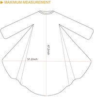 Capes de salon de coiffure, 1 pièce, étanche à l'eau, logo personnalisé, manches