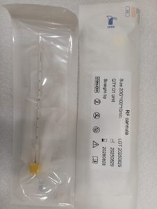 מחט קנולה RF חד פעמית חלקה עם קצה ישר או מעוקל בגדלים 18G 20G 21G 22G לטיפול בכאב, RFA לעמוד השדרה, לשימוש וטרינרי - Product Image 6