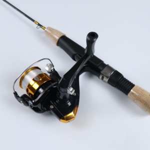 Bộ cần câu và máy câu cá bằng sợi thủy tinh, bộ đầy đủ, cần câu và máy câu baitcasting bằng sợi thủy tinh - Product Image 3