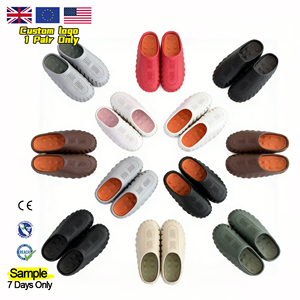 Mules de massage et de récupération en EVA pour femmes avec logo personnalisé disponible, soutien de la voûte plantaire, sabots respirants, claquettes sportives - Product Image 1