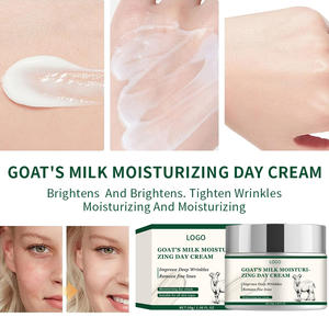 Crème hydratante raffermissante anti-rides bio personnalisée à marque privée, blanchissante, anti-taches noires, au lait de chèvre, glycérine et niacinamide - Product Image 3