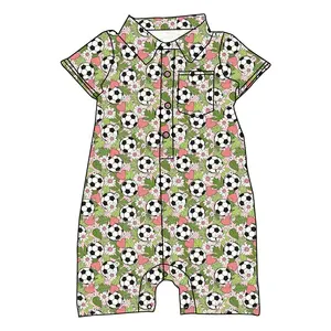 कस्टम प्रिंट बच्चे Sleepsuit नवजात गर्मियों Jumpsuit कपड़े बच्चे लड़की Romper