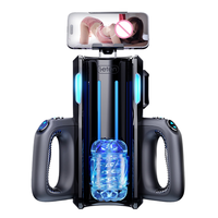 HOT Herren-Masturbationsgerät mit Automatischer Hochfrequenz-Rotation und Handyhalterung