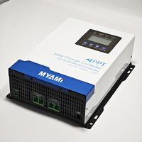 Controlador de Carga Solar MPPT MYAMi 30A 60A 120A, Regulador de Voltaje Fotovoltaico de 12V 24V 48V 60V 72V 84V 96V para Baterías de Plomo-Ácido/Litio LiFePo4