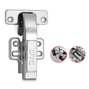 Петля для мебельных дверей из холоднокатаной стали с демпфером, поворотная на 90 градусов, для шкафов и гардеробов - Product Image 1