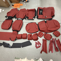 Kit de revêtement intérieur en cuir complet de luxe pour Mercedes Benz Classe G W463 W464 W465, accessoires de voiture personnalisés